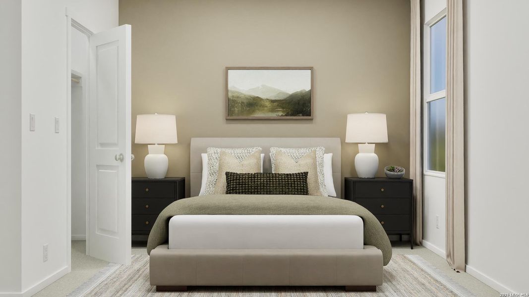 Furnished interior view inside a new home in Summerlin, San Antonio (Image 6).