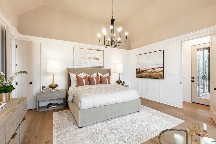 Representative Primary Bedroom - some options shown