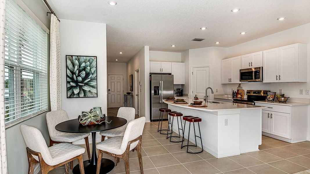 Representative furnished interior of a home built from the Marigold by Taylor Morrison in The Townhomes at Skye Ranch, Sarasota (Image 8).