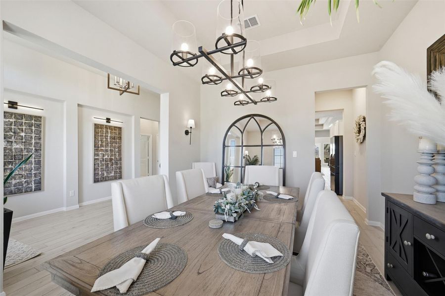 Furnished interior view inside a new home in Tejas Landing, Needville (Image 31).