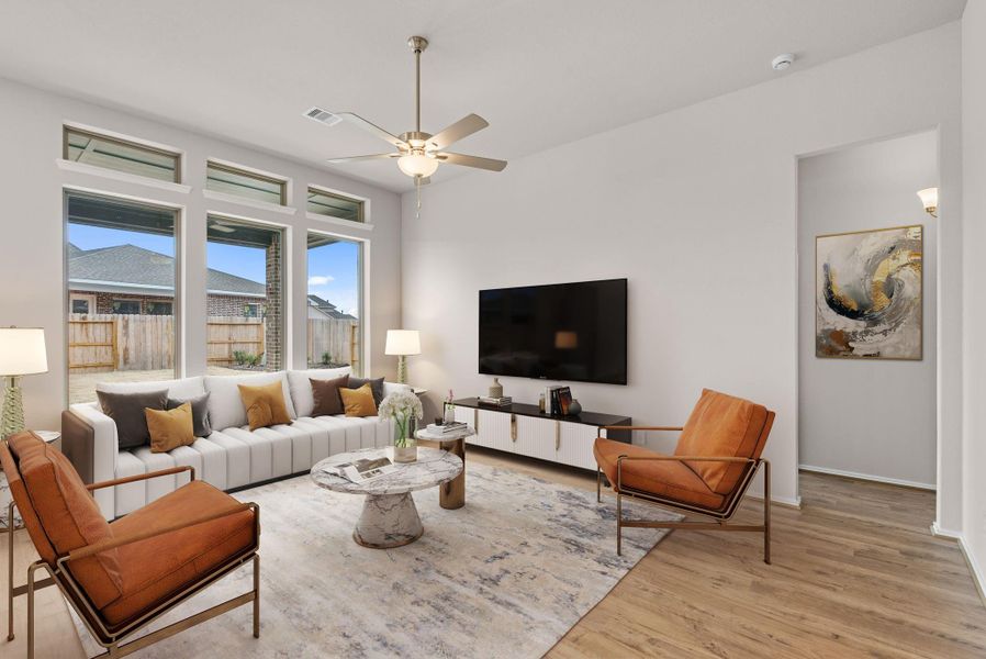 Furnished interior view inside a new home in Escondido, Magnolia (Image 14).