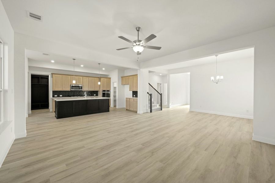 Representative unfurnished interior of a home built from the Cherry by Kindred Homes in Kentsdale Farms, DeSoto (Image 59).