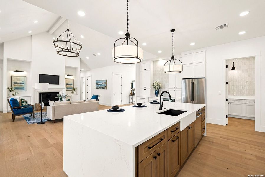 Furnished interior view inside a new home in , Boerne (Image 13).