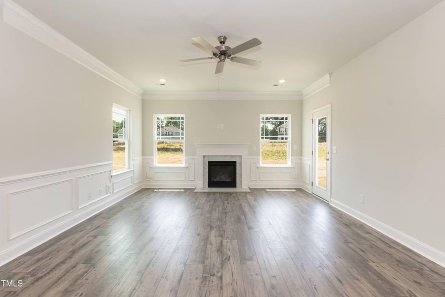 Representative unfurnished interior of a home built from the 2709 by Adams Homes in The Grove at Ballard, Jacksonville (Image 19).