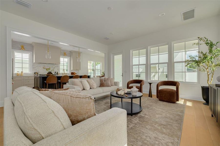 Furnished interior view inside a new home in , St. Petersburg (Image 34).