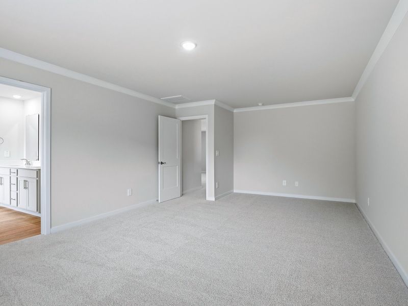 Spacious, unfurnished interior of a new home in Marshburn Landing - Signature Series, Wendell (Image 19).