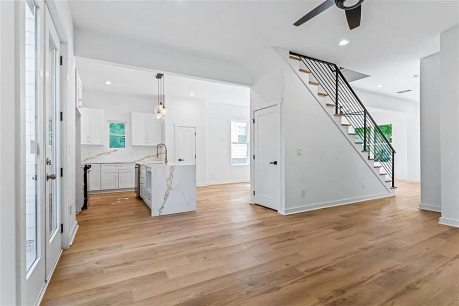 Spacious, unfurnished interior of a new home in , East Point (Image 27). Spacious, unfurnished interior of a new home in , East Point (Image 27).