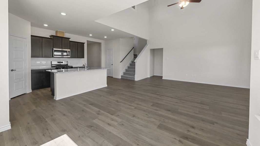 Representative unfurnished interior of a home built from the Copaiba by D.R. Horton in Bel Air Village, Sherman (Image 9). Representative unfurnished interior of a home built from the Copaiba by D.R. Horton in Bel Air Village, Sherman (Image 9).