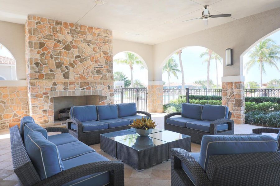 Furnished interior view inside a new home in PGA Village Verano, Port St. Lucie (Image 53).