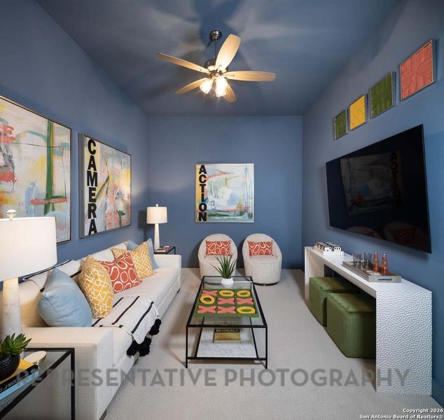 Furnished interior view inside a new home in The Ranches at Creekside, Boerne (Image 5).