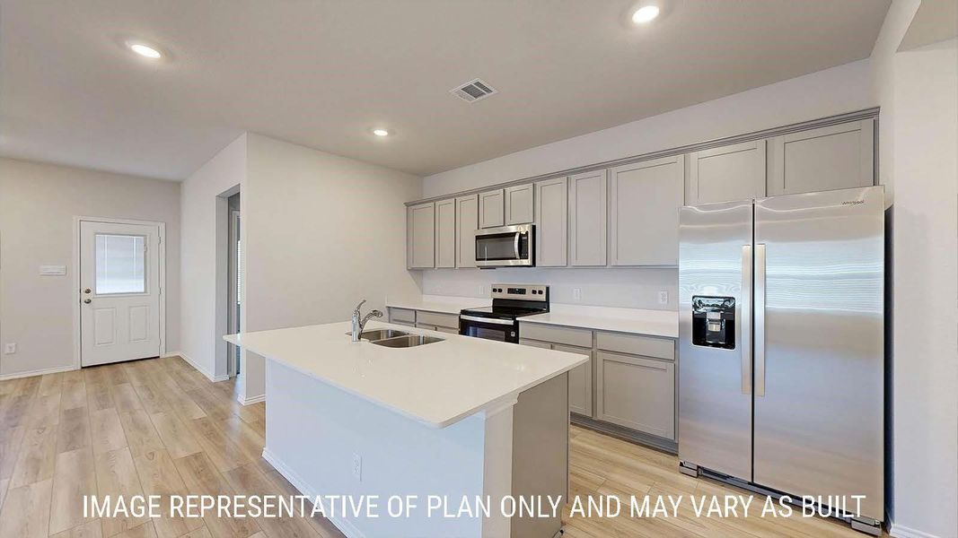 Furnished interior view inside a new home in Wilkins Valley, Brenham (Image 5).