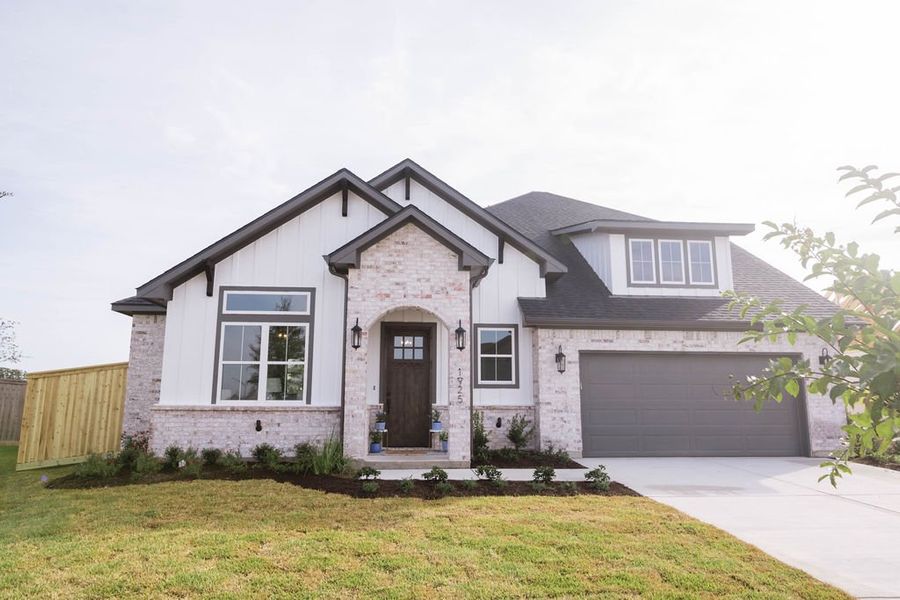 Representative exterior photo of a completed home built from the The Lydia by Reece Homes in Harvest Meadows, Bryan, TX (Image 30).
