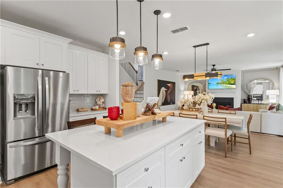 Furnished interior view inside a new home in Hamilton Lakes, Lawrenceville (Image 33).