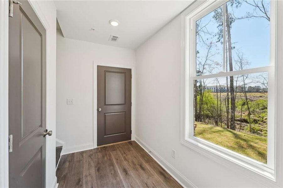 Foyer with tons of natural light