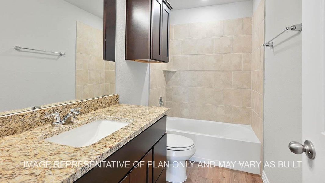Representative furnished interior of a home built from the Dakota by D.R. Horton in Pleasant Hill, Bryan (Image 13).