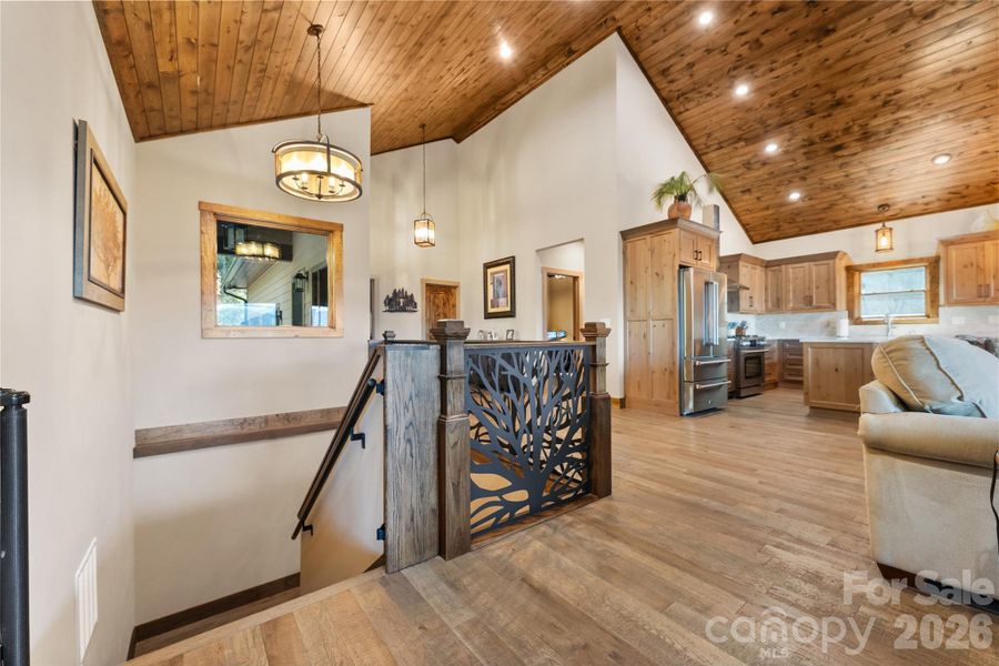 Furnished interior view inside a new home in , Waynesville (Image 11).