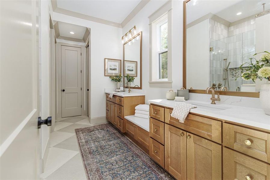 Furnished interior view inside a new home in , Lakeland (Image 53).