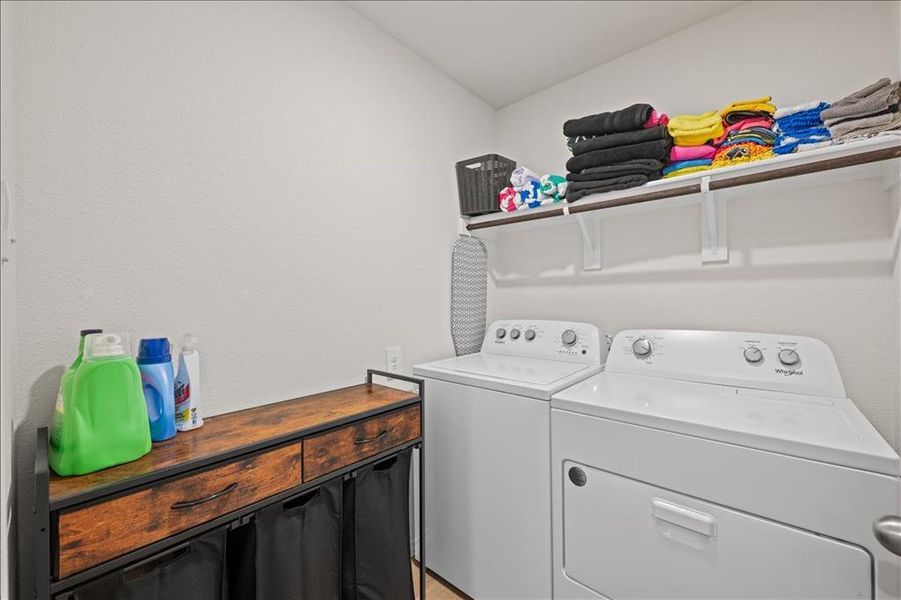 Laundry room with washer and dryer Laundry room with washer and dryer