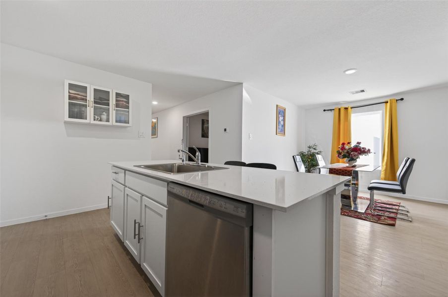 Furnished interior view inside a new home in The Grand Prairie: Watermill Collection, Hockley (Image 11).