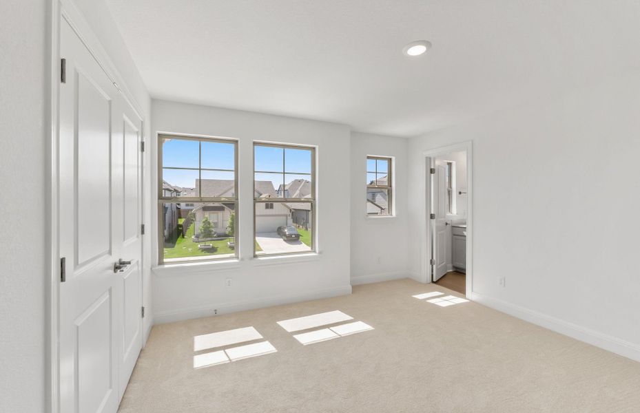 Spacious, unfurnished interior of a new home in Saddleback at Santa Rita Ranch, Liberty Hill (Image 8). Spacious, unfurnished interior of a new home in Saddleback at Santa Rita Ranch, Liberty Hill (Image 8).