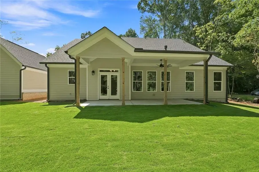 Exterior details and patio area of a home in , Marietta (Image 4).