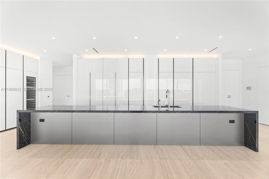 Furnished interior view inside a new home in , Miami (Image 9).