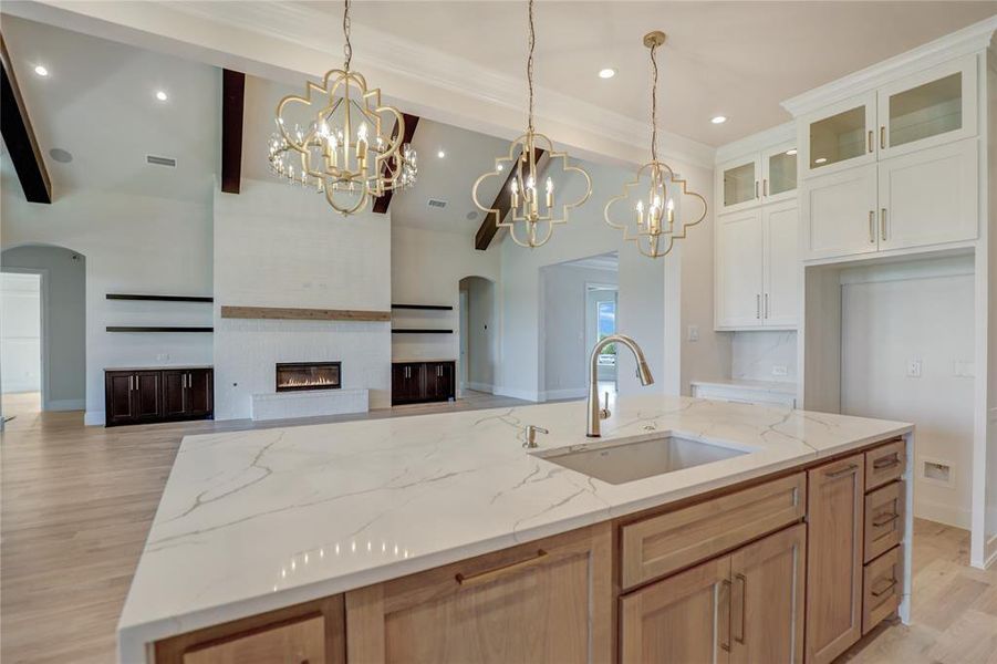Furnished interior view inside a new home in , Weston (Image 5).