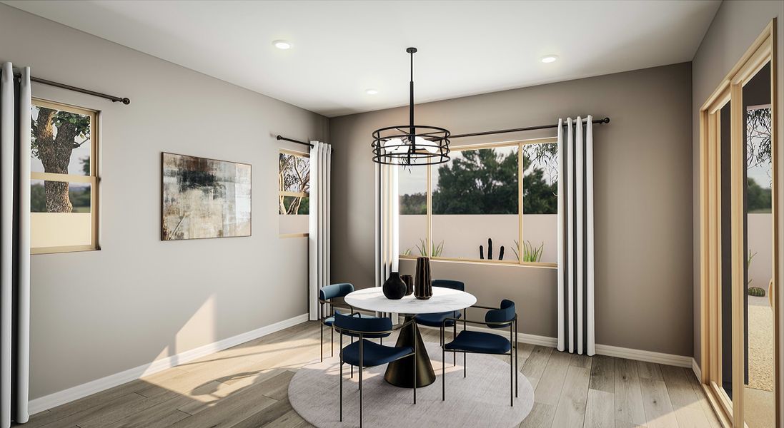 Representative furnished interior of a home built from the Iris Plan 60-1 by Tri Pointe Homes in Whispering Hills, Laveen (Image 7).