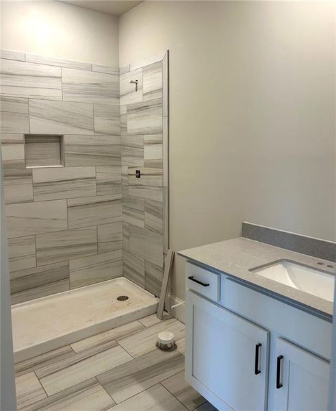 Furnished interior view inside a new home in Sierra Lake, Cumming (Image 6).