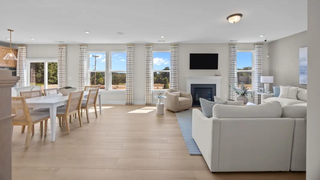 The Jordan Plan by DRB Homes in McBride Indian Trail, NC - Living