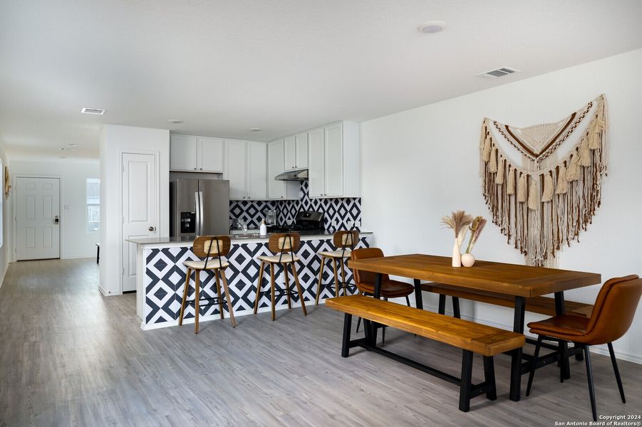 Furnished interior view inside a new home in Silos: Cottage Collection, San Antonio (Image 4).