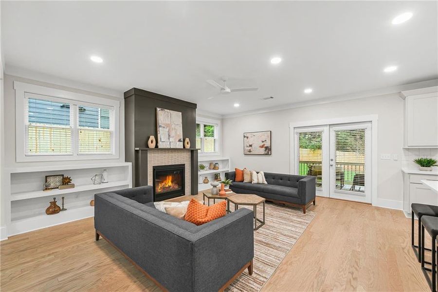 Furnished interior view inside a new home in , Scottdale (Image 10).