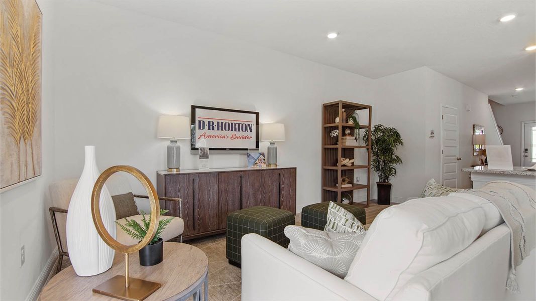 Furnished interior view inside a new home in Bayside at Ward Creek, Panama City Beach (Image 6).