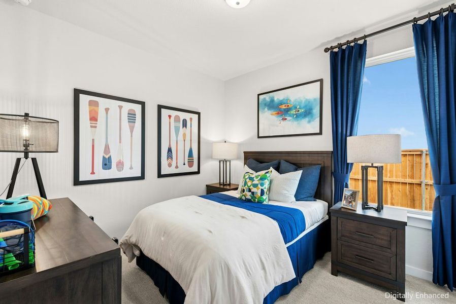 Representative furnished interior of a home built from the Upton by Scott Felder Homes in Flora, Hutto (Image 13).