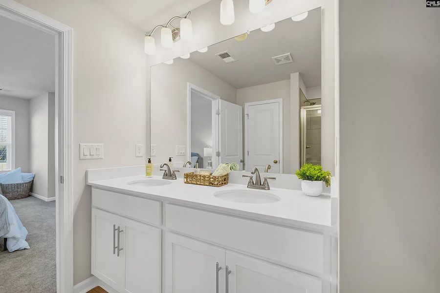 Furnished interior view inside a new home in Percival Village, Columbia (Image 27). Furnished interior view inside a new home in Percival Village, Columbia (Image 27).