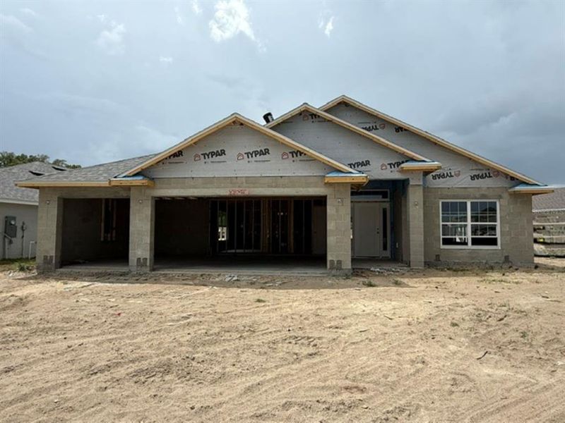 In-progress construction of a new home in West Oak, Ocala, FL (Image 16). In-progress construction of a new home in West Oak, Ocala, FL (Image 16).