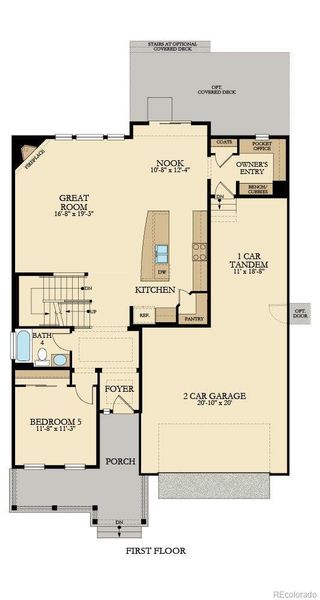 2D floor plan layout of this home in Willow Bend: The Monarch Collection, Thornton, CO (Image 2). 2D floor plan layout of this home in Willow Bend: The Monarch Collection, Thornton, CO (Image 2).