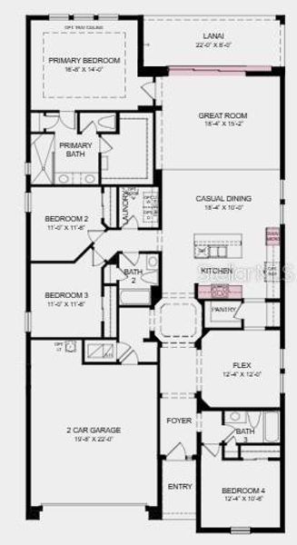 Additional Highlights include: gourmet kitchen, tray ceilings, pocket sliding glass door to lanai, 8' doors throughout, rough-in plumbing for future outdoor living, pre-plumb for future laundry tub in garage.