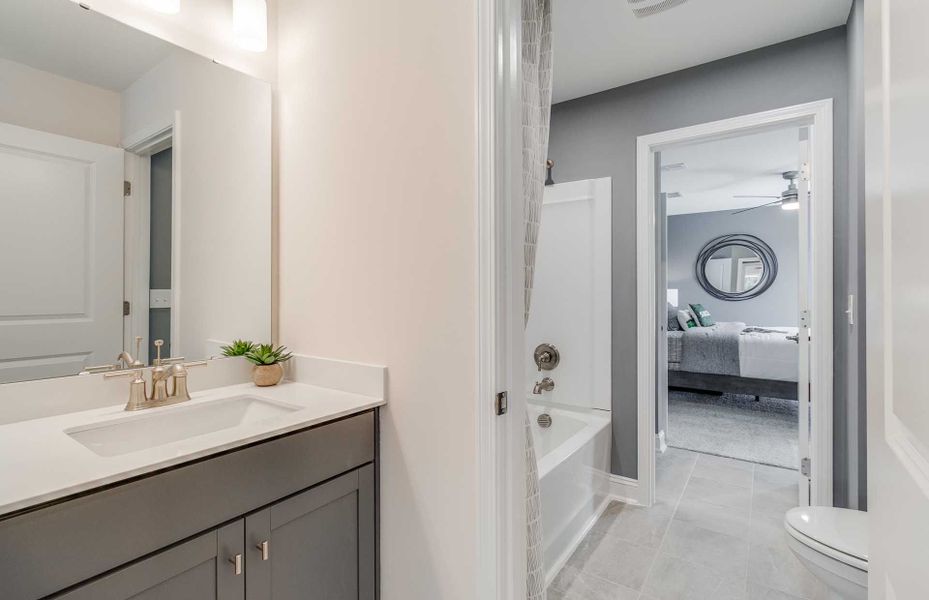 Furnished interior view inside a new home in Grand Arbor, Blythewood (Image 8).