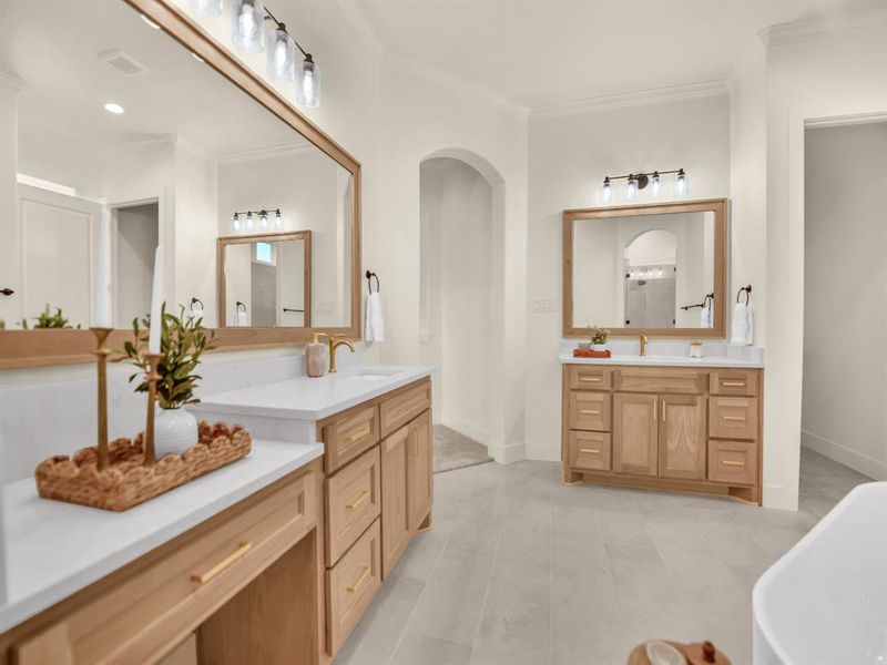Furnished interior view inside a new home in , Decatur (Image 31).
