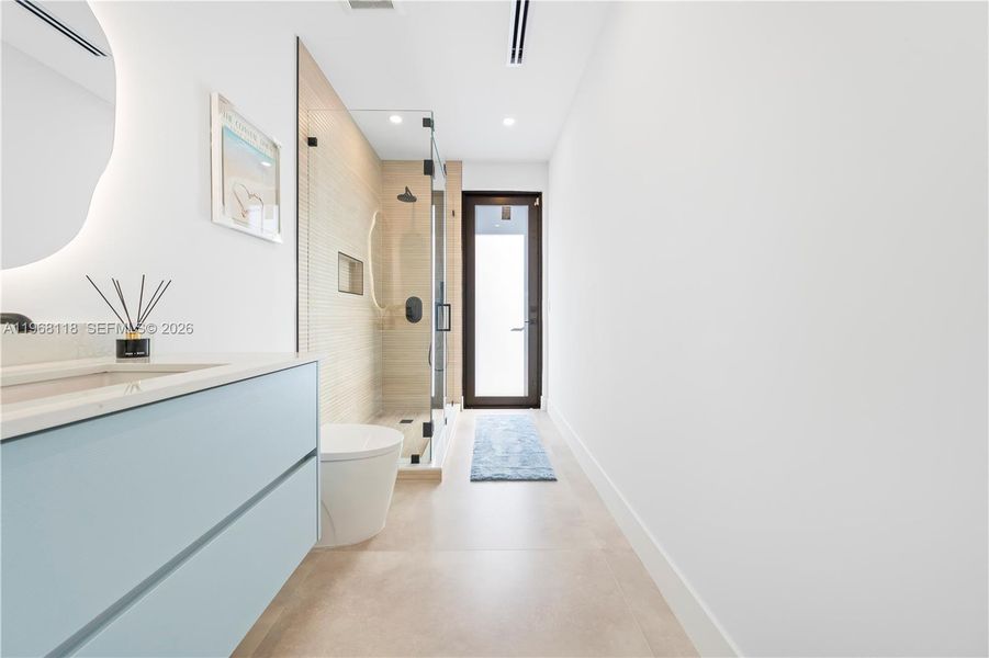 Furnished interior view inside a new home in , Miami (Image 19). Furnished interior view inside a new home in , Miami (Image 19).