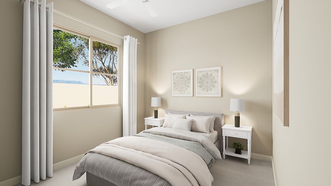 Representative furnished interior of a home built from the Artesa Plan 3515 by Tri Pointe Homes in Waterston Central, Gilbert (Image 11).
