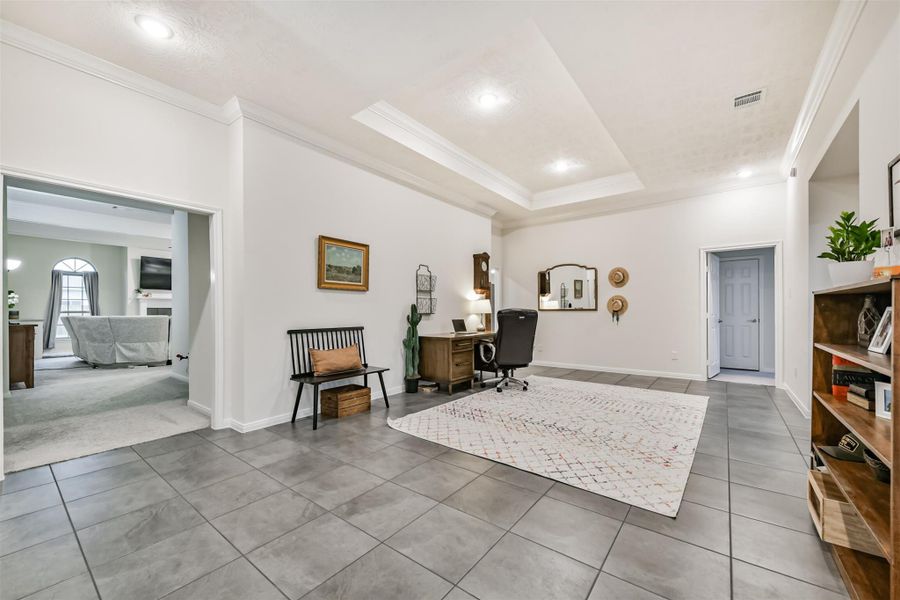 Furnished interior view inside a new home in , League City (Image 17).