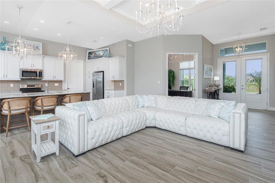 Furnished interior view inside a new home in , Port Charlotte (Image 42).