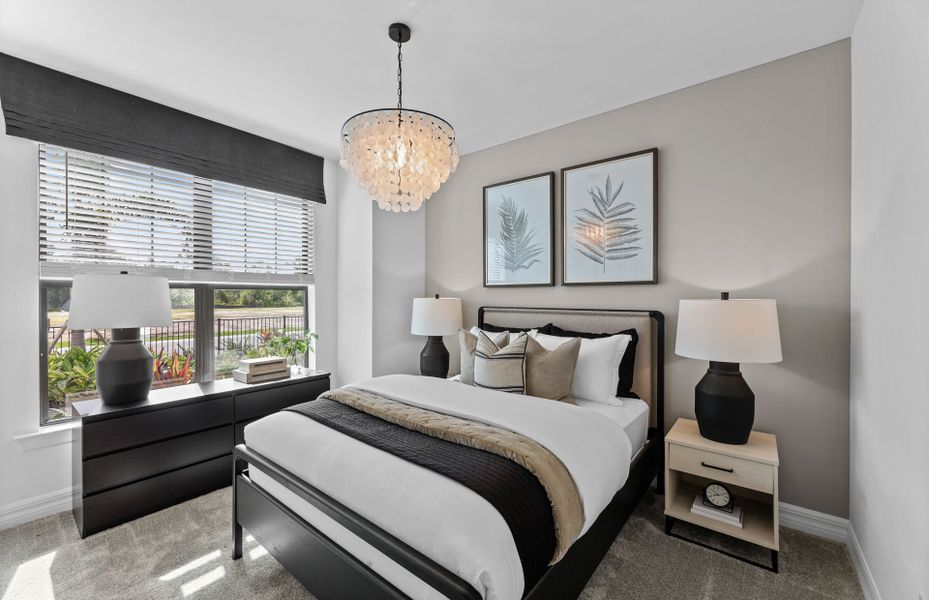 Furnished interior view inside a new home in The Strand at Cedar Grove, North Port (Image 12).
