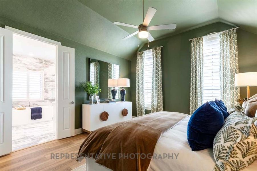 Furnished interior view inside a new home in Aster Park: 40ft. lots, McKinney (Image 10).