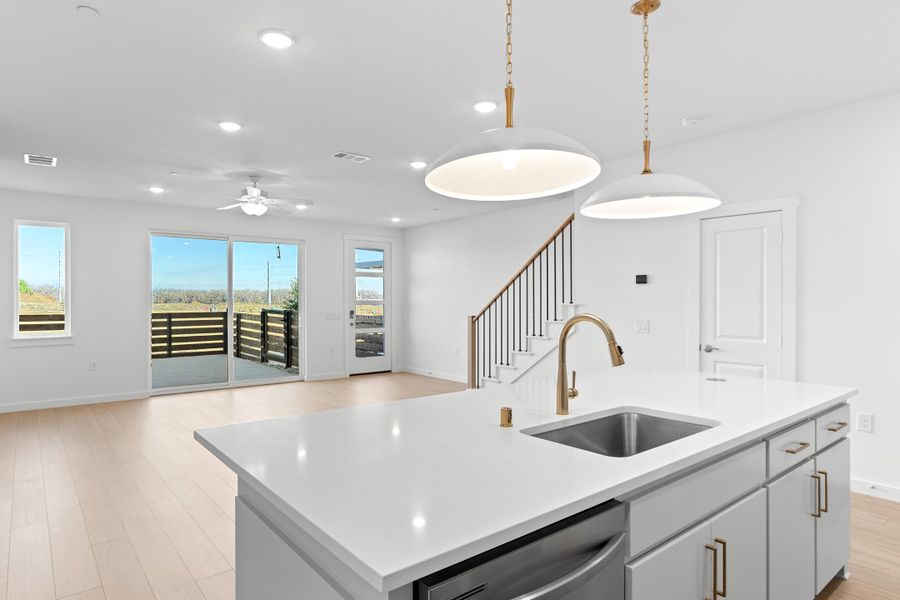 Furnished interior view inside a new home in Wildridge, Oak Point (Image 7).