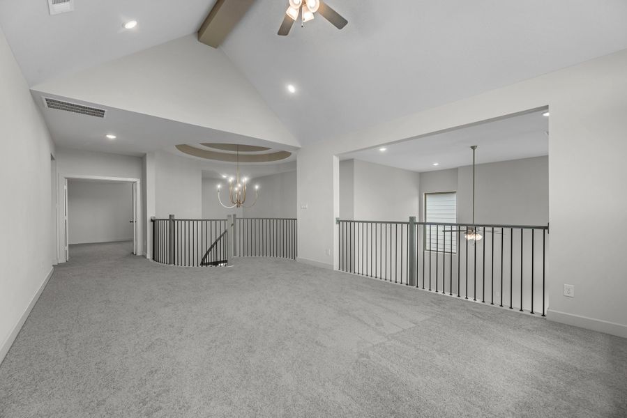 Spacious, unfurnished interior of a new home in Bridgeland, Cypress (Image 16). Spacious, unfurnished interior of a new home in Bridgeland, Cypress (Image 16).