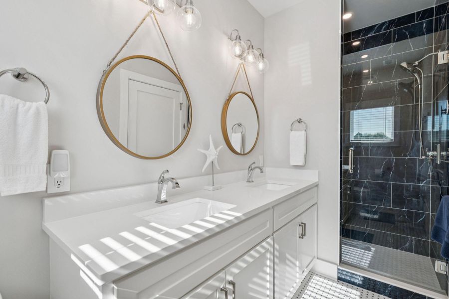 Furnished interior view inside a new home in , Folly Beach (Image 48).