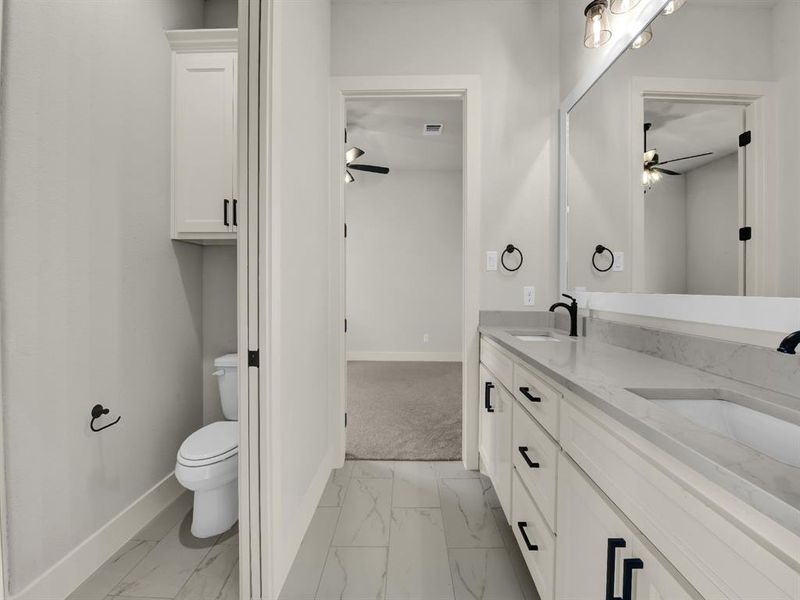 Furnished interior view inside a new home in , Weatherford (Image 18).